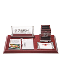 Rosewood gift stand business pen holder